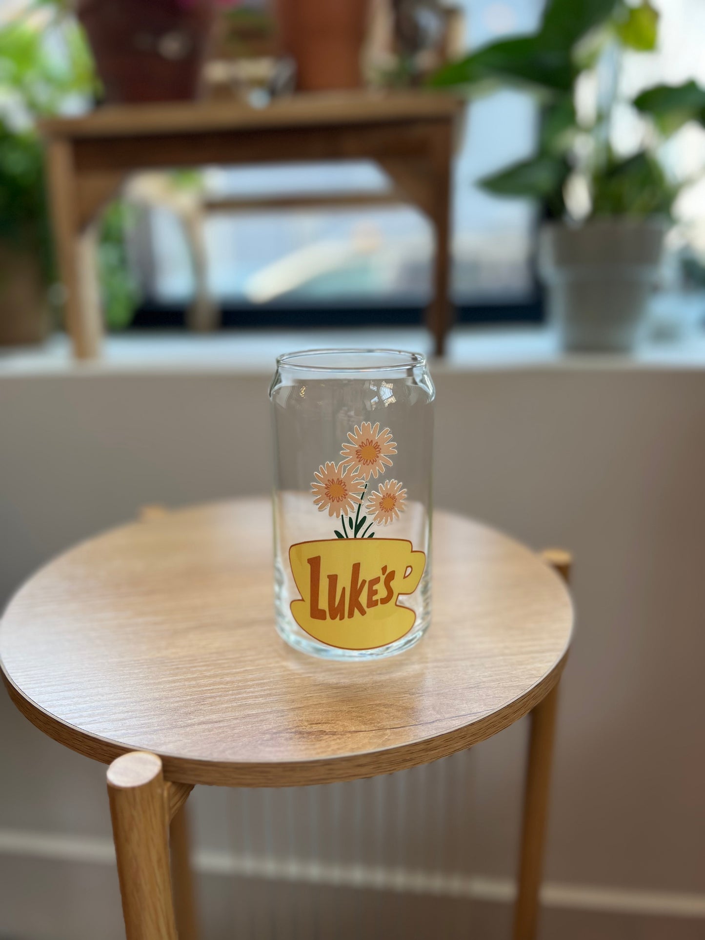 Luke's Floral Glass