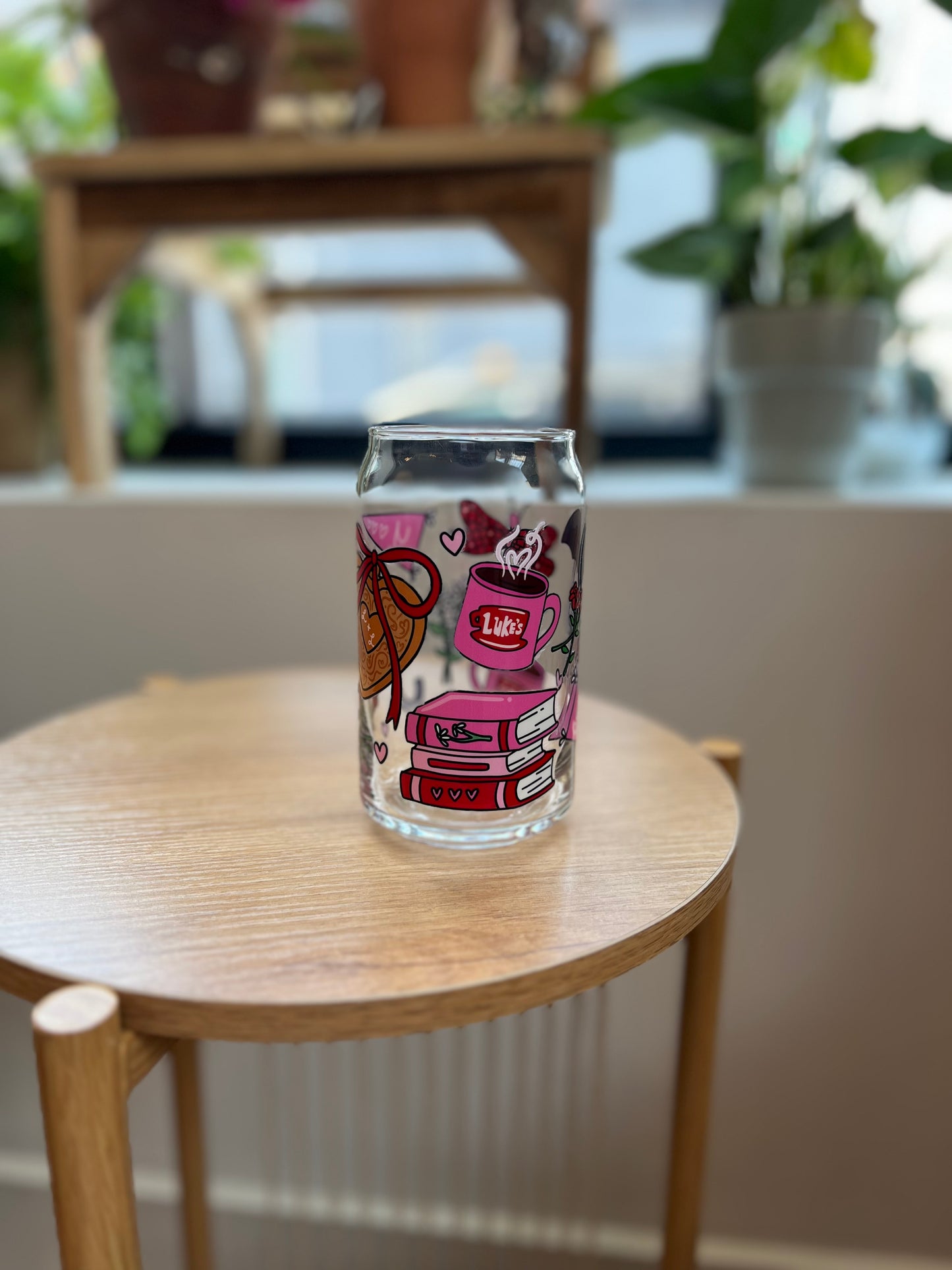 Gilmore Pink Wrap Glass