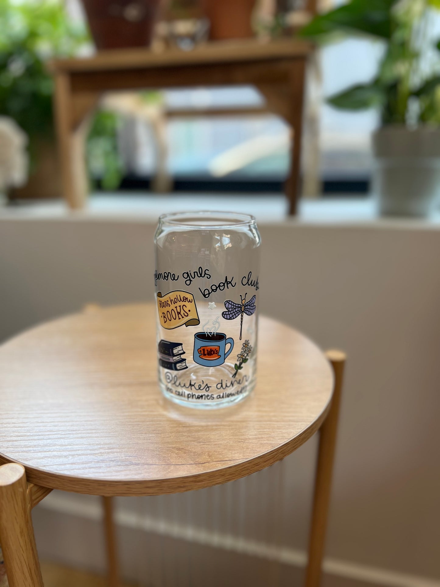 Luke's Book Club Glass