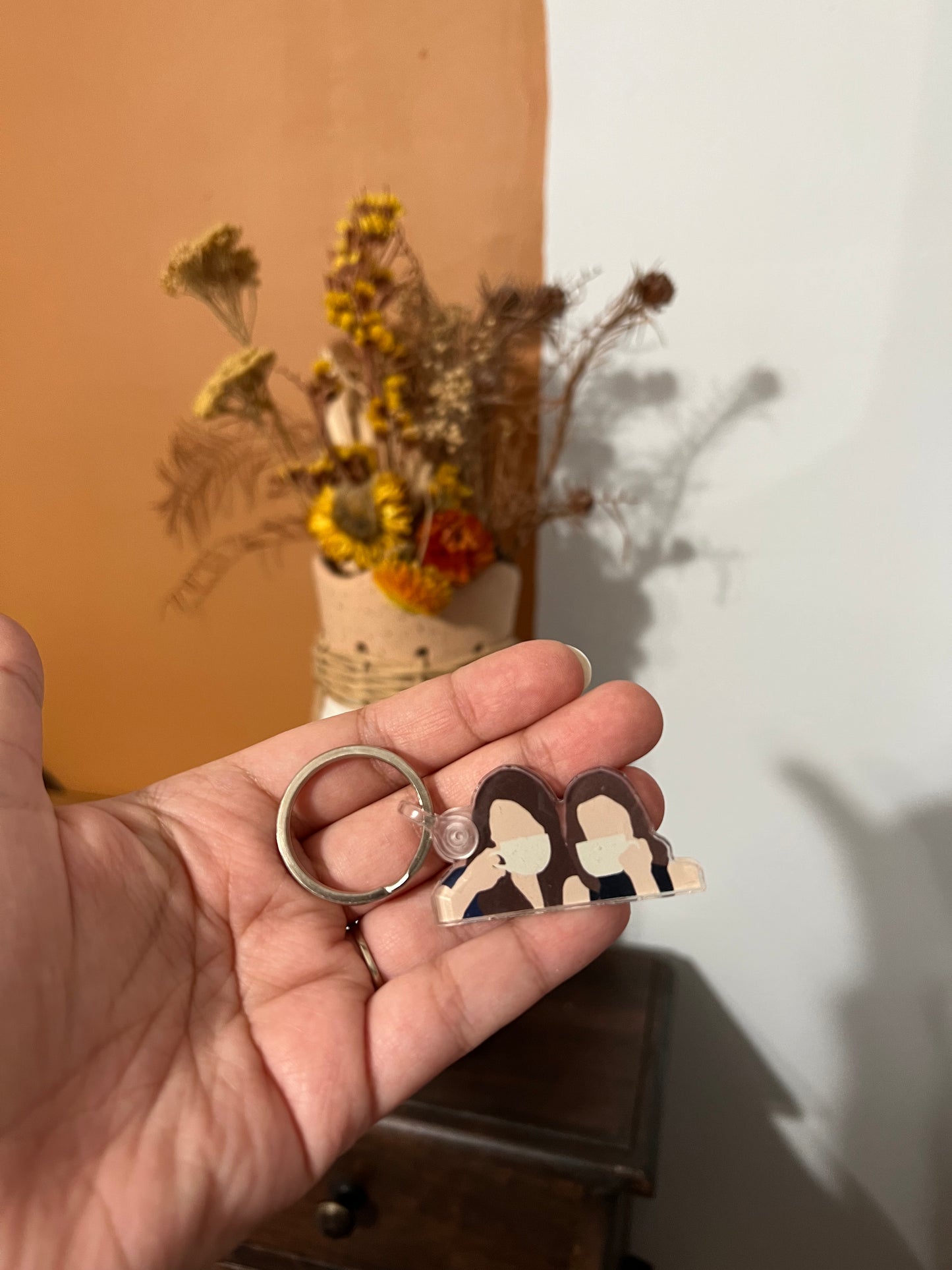 Coffee in an IV Keychain