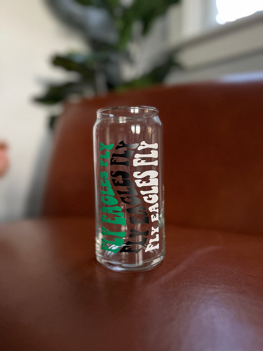 Fly Eagles Fly Glass