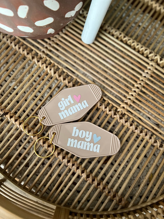 Boy/Girl Mama - Hotel Keychain